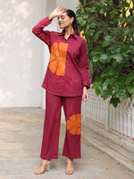 Pure cotton appliqué work co ord