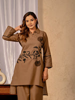 Restocked on high demand ! Smart appliqué work cotton co ord