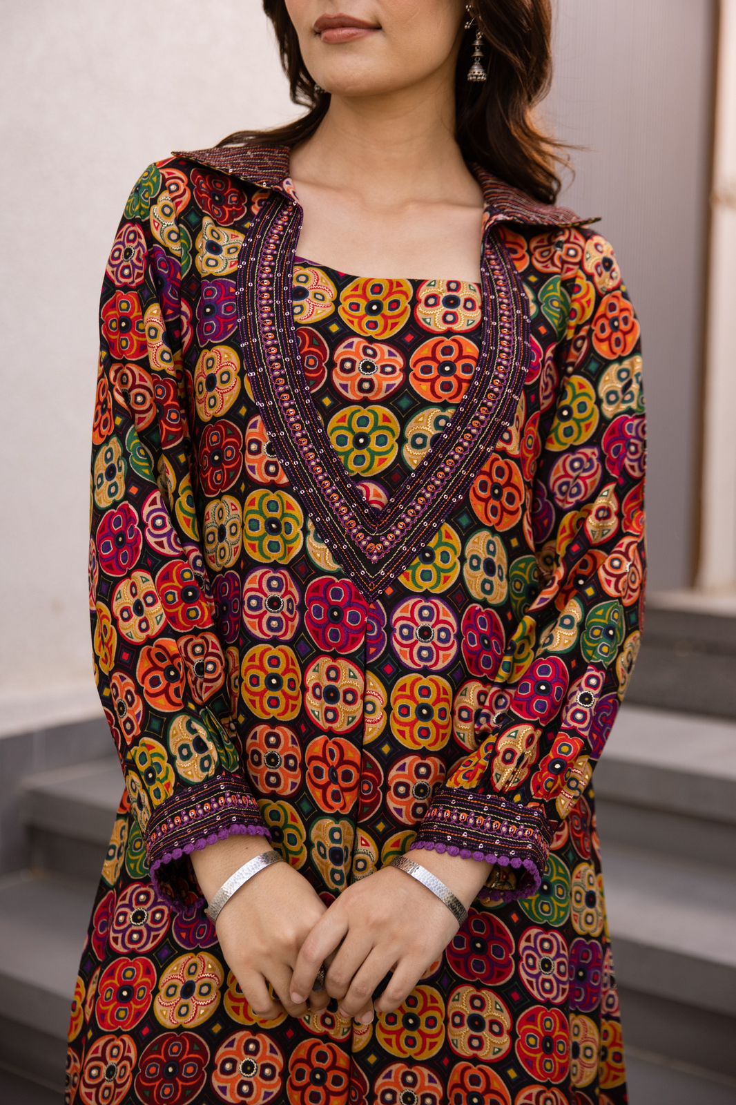 Wow heavy German rayon kurta palazzo set