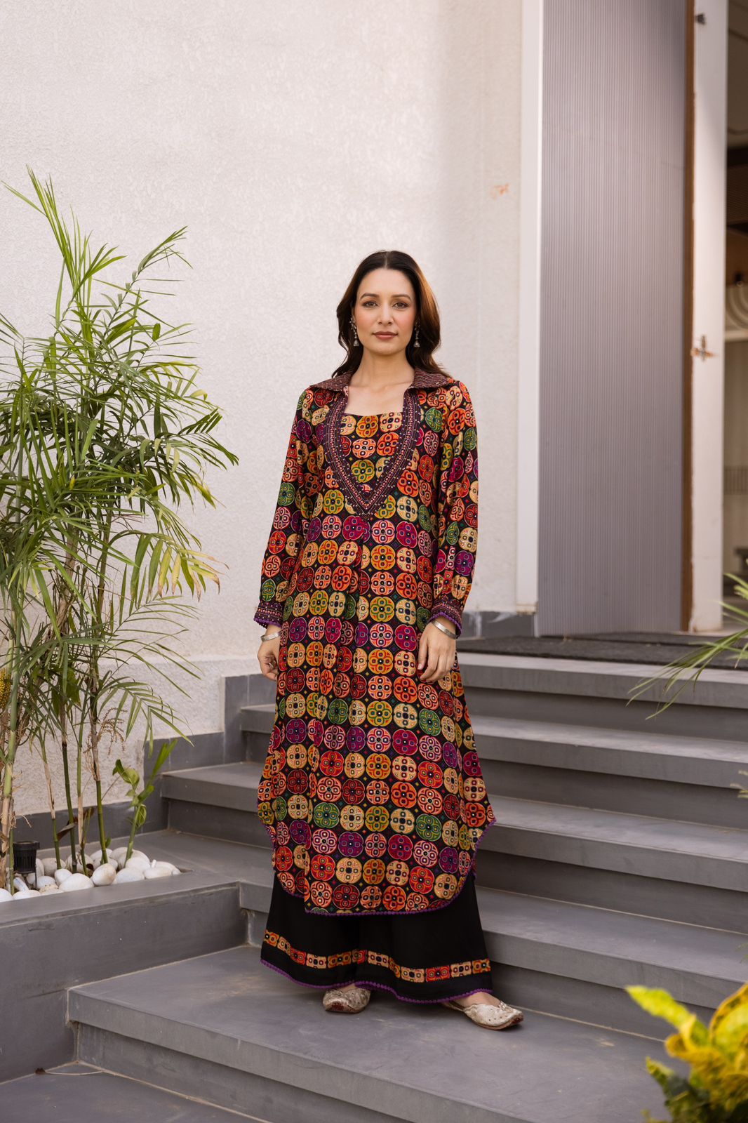 Wow heavy German rayon kurta palazzo set