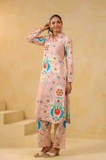 Smart digital printed pockets co ord