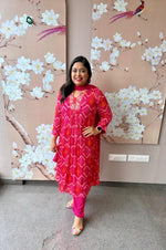 Restocked!Must have pure chinon V neck suit set