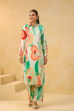 Smart digital printed pockets co ord