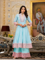 Premium georgette designer lining suit set