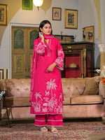 Beautifully embroidered cotton suit set