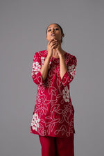 Muslin embroidered co ord set