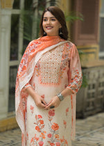 Premium pure crepe lining full suit set