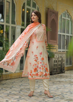 Premium pure crepe lining full suit set