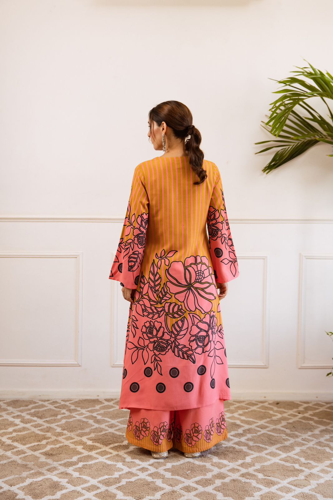 Wow heavy German rayon kurta palazzo set