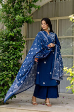 Angrakha pattern pure cotton full suit set