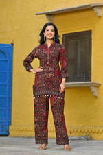 Smart heavy rayon embellished co ord set