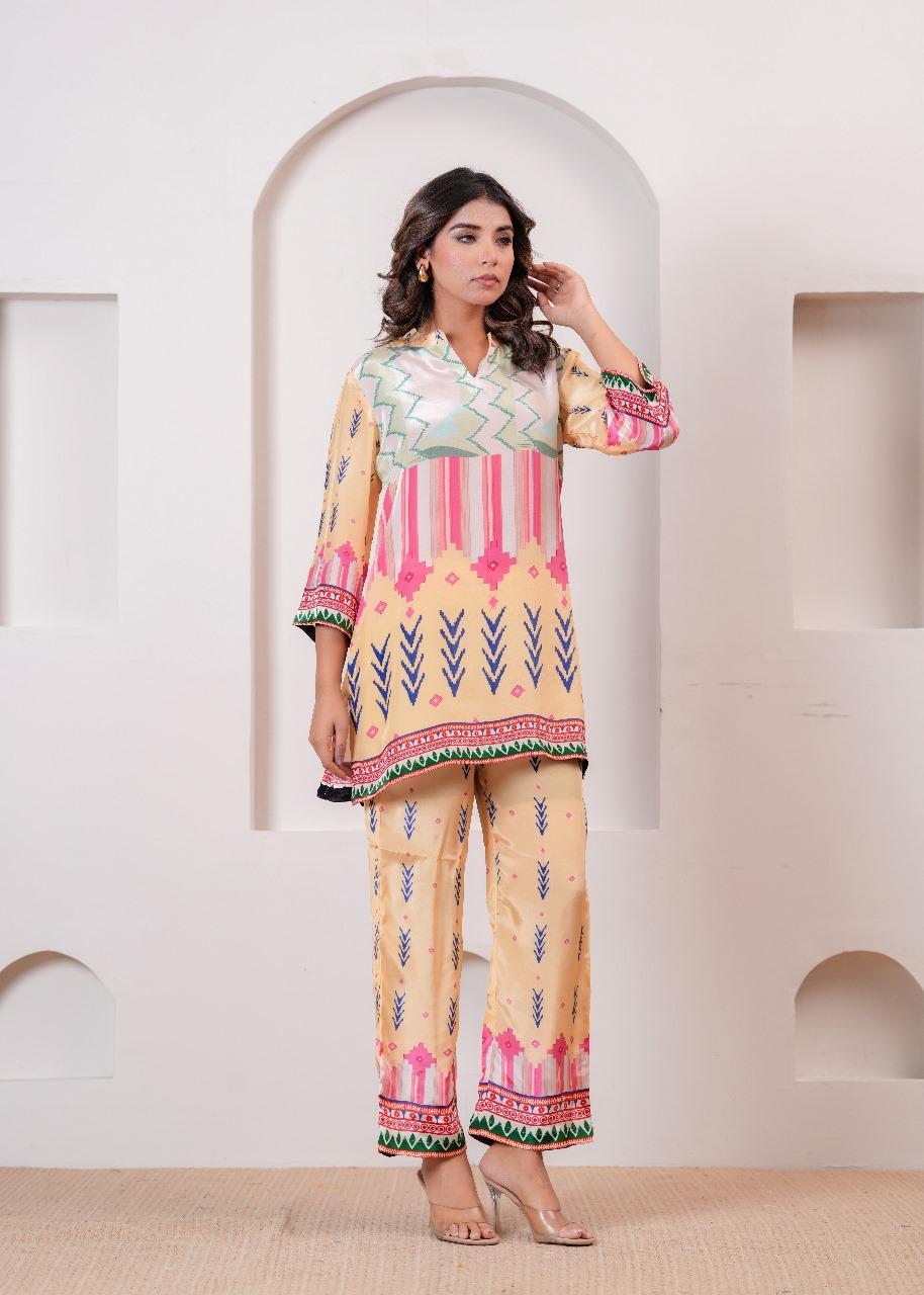 Pure crepe co ord set