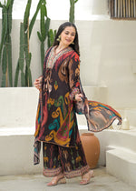 Premium chinon V neck suit set designer suit