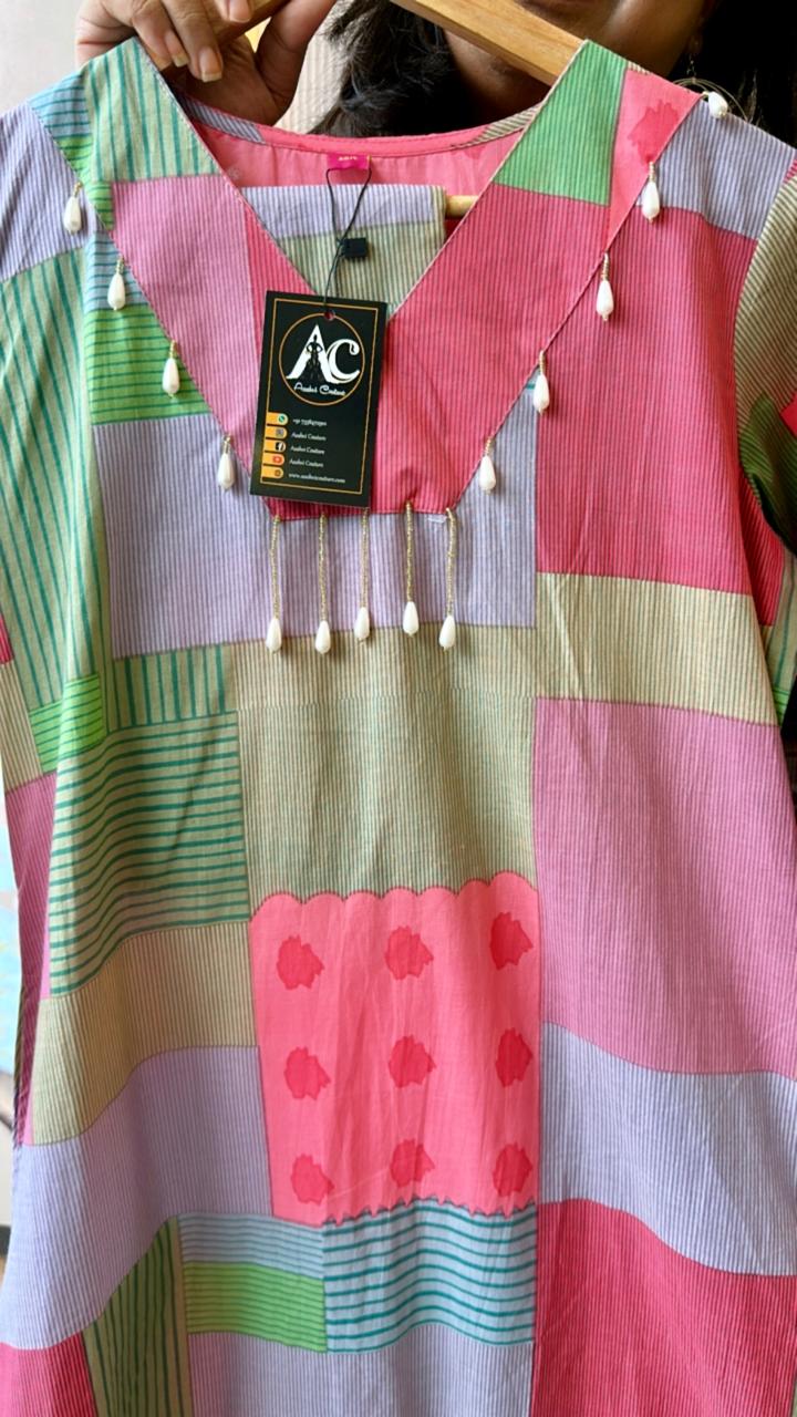 Wow pure cotton stylish co ord set in pink! True to size and perfect fit