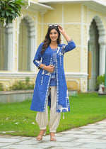 Restocked in new colour! Designer jacket style premium Mul cotton co ord paired with cargo pants