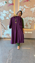 Raw silk smart kurta pant