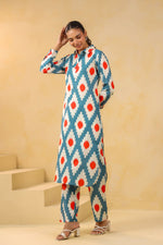 Smart digital printed cotton co ord set