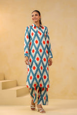 Smart digital printed cotton co ord set