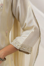 Pretty ivory handwork sharara set