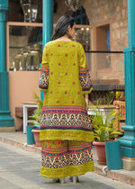 Pretty premium digital printed cotton co ord