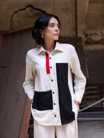 Textured premium cotton shirt