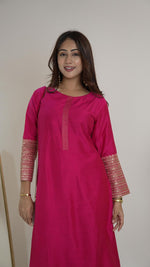 South silk heavy embroidery kurta pant