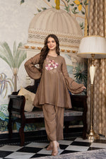 Pretty lining appliqué co ord set