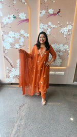 Pure cotton full embroidered suit set