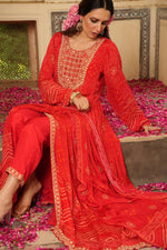 Pretty pure chinon designer suit set