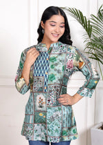 Russian silk floral top