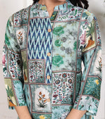 Russian silk floral top