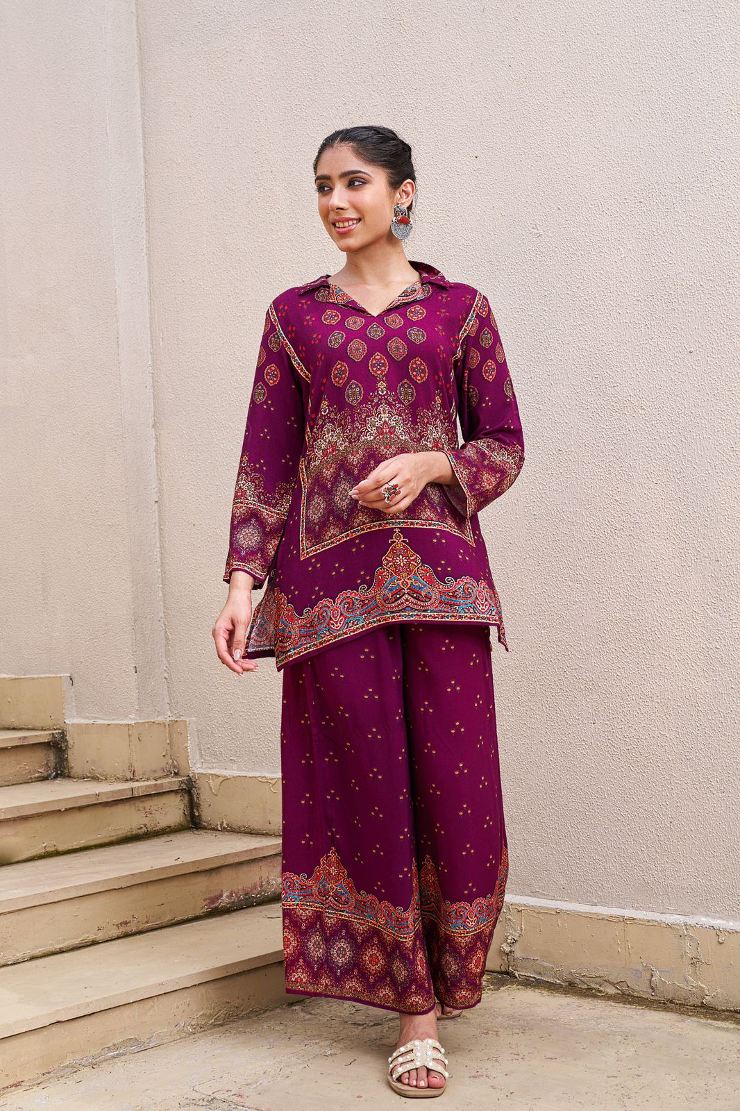 Smart smart rayon co ord set