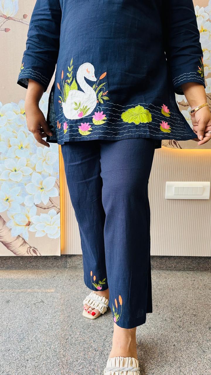 Smart appliqué work cotton cord