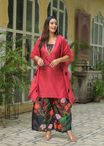 Premium muslin designer kaftan set