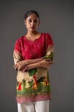 Gorgeous pinch wai in ombré shade