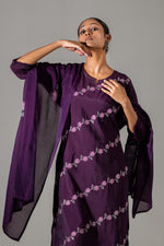 Modale cross stitched embroidered suit set