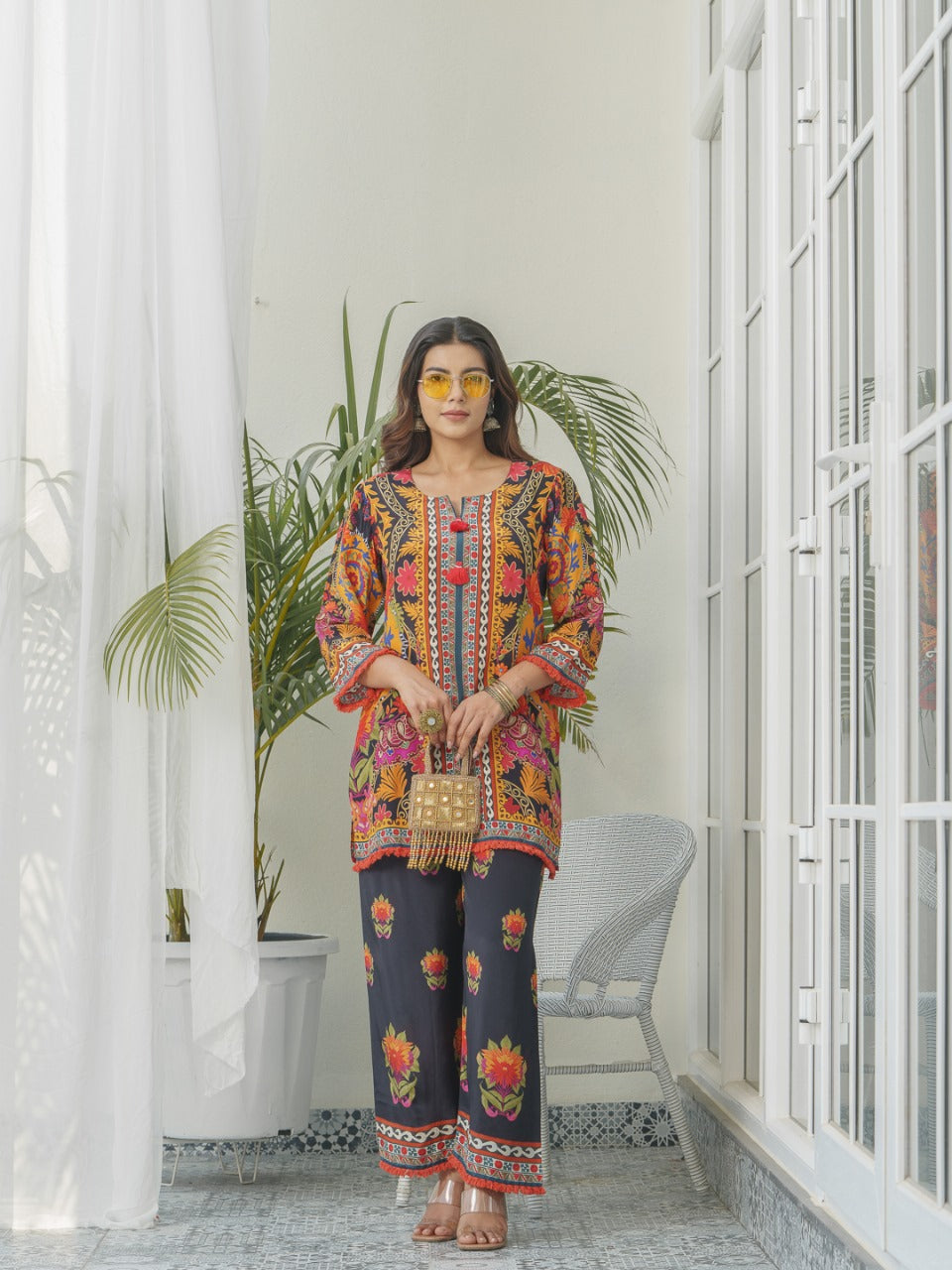 Pure crepe co ord set