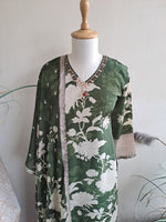 Butter crepe full suit set