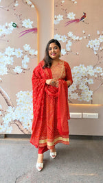 Pure cotton goyal detailing suit set