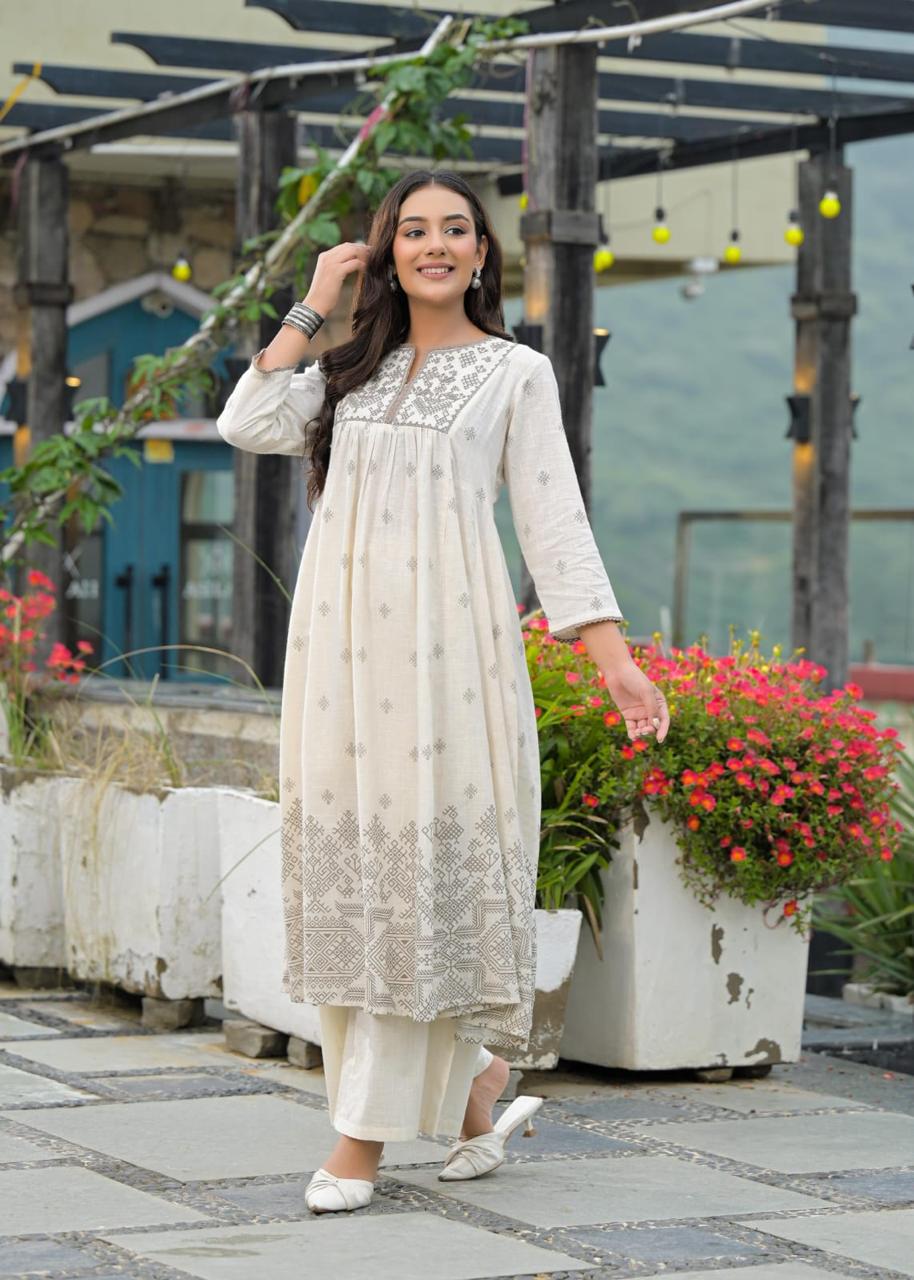 Smart Mul cotton kurta pant