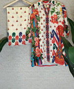 Pure crepe lining co ord set