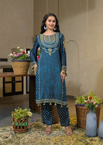 Pure chinon pretty lining suit set