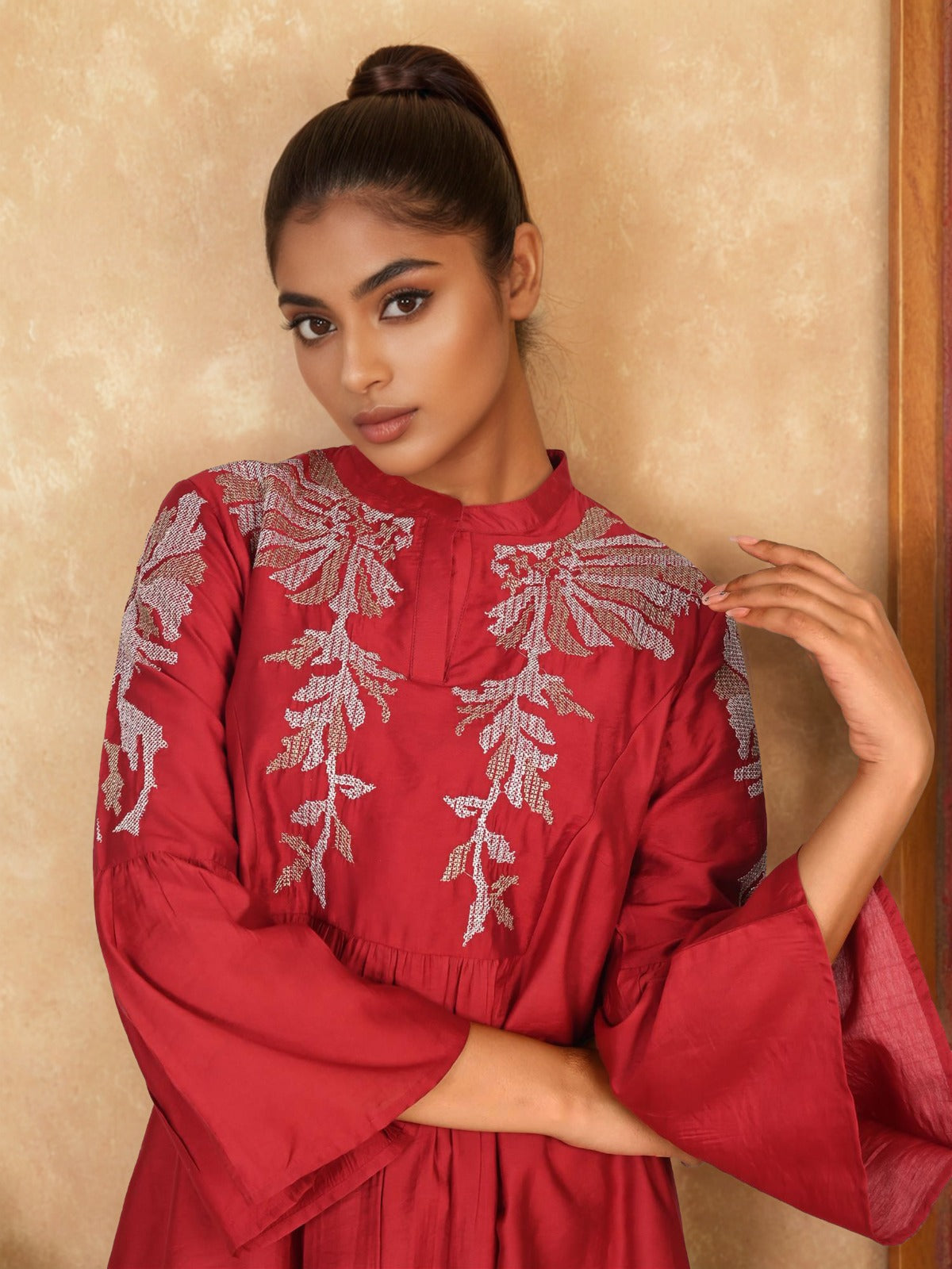 Beautiful embroidered one piece