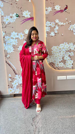 Pure cotton Anarkali full suit set