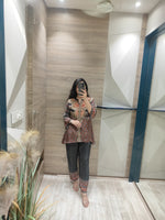 Pure crepe Ajrakh co ord set