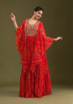 Beautiful designer back Russian silk Kalamkari suit