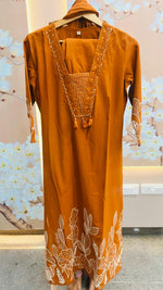 Pure cotton fully embroidered suit set