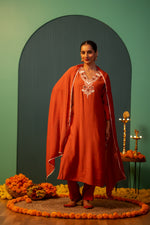 Pretty soft Chanderi lining real mirror suit set