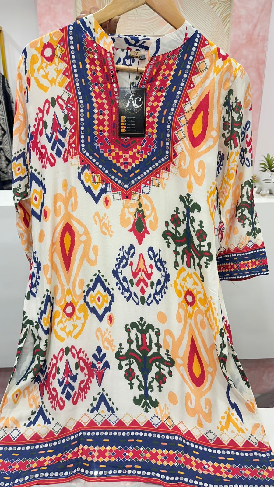 Pretty Mul silk Patola lining co ord