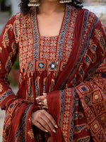 Red cotton full suit set